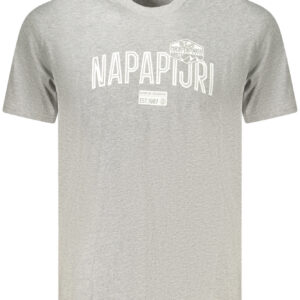 NAPAPIJRI MEN'S SHORT-SLEEVE T-SHIRT GREY
