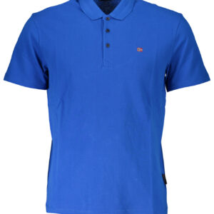 NAPAPIJRI MEN'S SHORT SLEEVED POLO SHIRT BLUE