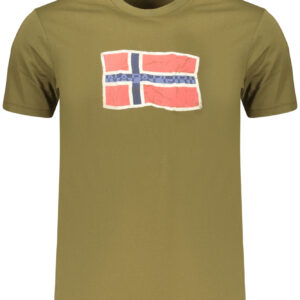 NAPAPIJRI MEN'S SHORT-SLEEVED T-SHIRT GREEN