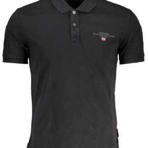 NAPAPIJRI POLO SHORT SLEEVE MEN BLACK