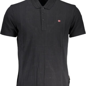 NAPAPIJRI POLO SHORT SLEEVE MEN BLACK