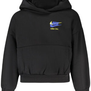 NIKE KIDS' BLACK ZIP-UP SWEATSHIRT