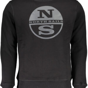 NORTH SAILS BLACK MAN SWEATSHIRT WITHOUT ZIP