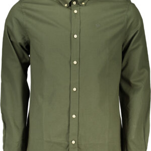 NORTH SAILS GREEN MEN'S LONG SLEEVED SHIRT