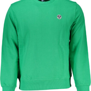 NORTH SAILS GREEN MEN'S ZIPLESS SWEATSHIRT