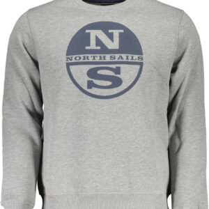 NORTH SAILS MAN GRAY SWEATSHIRT WITHOUT ZIP