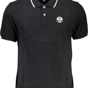 NORTH SAILS MEN'S BLACK SHORT SLEEVED POLO SHIRT