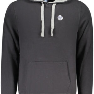 NORTH SAILS MEN'S BLACK ZIP-UP SWEATSHIRT