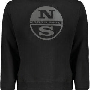 NORTH SAILS MEN'S BLACK ZIP-UP SWEATSHIRT