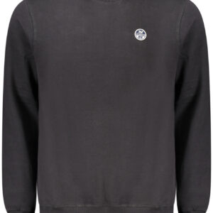 NORTH SAILS MEN'S BLACK ZIP-UP SWEATSHIRT
