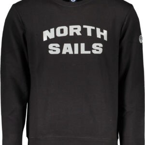 NORTH SAILS MEN'S BLACK ZIP-UP SWEATSHIRT