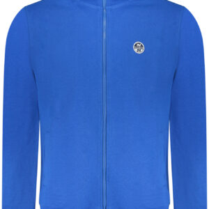 NORTH SAILS MEN'S BLUE ZIP-UP SWEATSHIRT