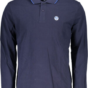 NORTH SAILS MEN'S LONG SLEEVED POLO SHIRT BLUE