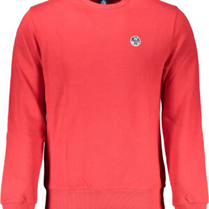 NORTH SAILS MEN'S RED ZIP-OUT SWEATSHIRT