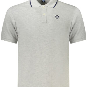 NORTH SAILS MEN'S SHORT SLEEVE POLO GREY