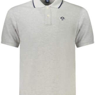 NORTH SAILS MEN'S SHORT SLEEVE POLO GREY