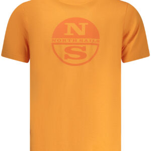 NORTH SAILS MEN'S SHORT-SLEEVE T-SHIRT ORANGE