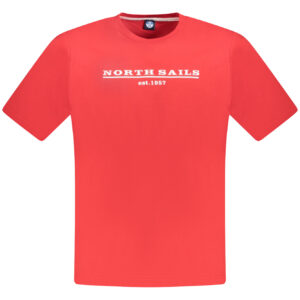 NORTH SAILS MEN'S SHORT SLEEVE T-SHIRT RED