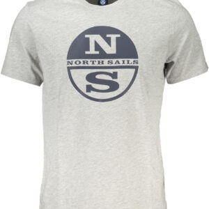 NORTH SAILS MEN'S SHORT SLEEVED T-SHIRT GRAY