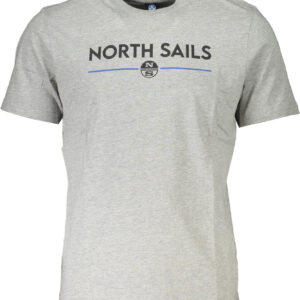 NORTH SAILS MEN'S SHORT SLEEVED T-SHIRT GRAY