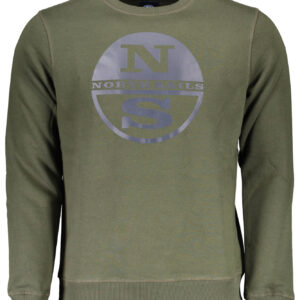NORTH SAILS MEN'S ZIP-UP SWEATSHIRT GREEN