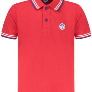 NORTH SAILS RED SHORT SLEEVE POLO SHIRT CHILDREN