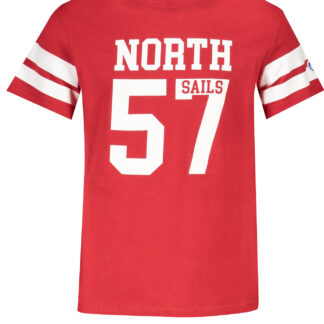 NORTH SAILS SHORT SLEEVED T-SHIRT FOR CHILDREN RED