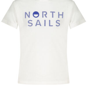 NORTH SAILS WHITE SHORT SLEEVED T-SHIRT FOR CHILDREN