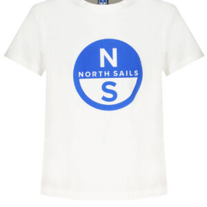 NORTH SAILS WHITE SHORT SLEEVED T-SHIRT FOR CHILDREN