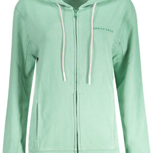 NORTH SAILS WOMEN'S ZIP-UP SWEATSHIRT GREEN