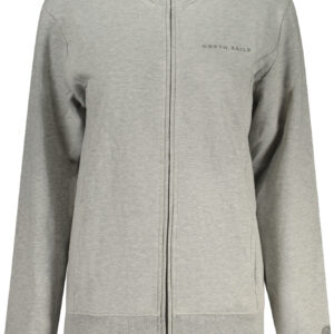 NORTH SAILS WOMEN'S ZIPPED SWEATSHIRT GREY