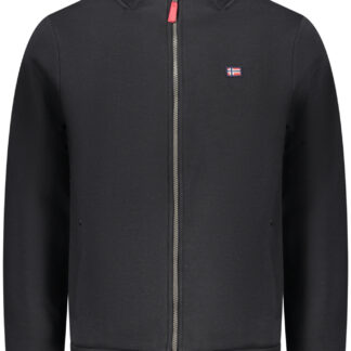 NORWAY 1963 MEN'S BLACK ZIP-UP SWEATSHIRT