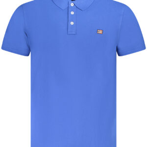 NORWAY 1963 MEN'S BLUE SHORT SLEEVE POLO SHIRT