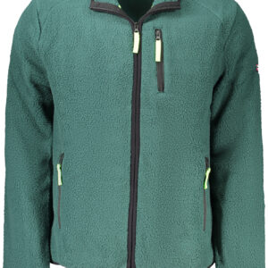 NORWAY 1963 MEN'S GREEN ZIP-UP SWEATSHIRT