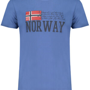 NORWAY 1963 MEN'S SHORT SLEEVE T-SHIRT BLUE