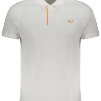 NORWAY 1963 MEN'S WHITE SHORT SLEEVE POLO SHIRT