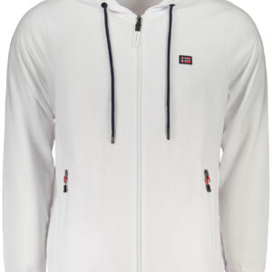 NORWAY 1963 MEN'S WHITE ZIP-UP SWEATSHIRT
