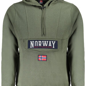 NORWAY 1963 MEN'S ZIP-UP SWEATSHIRT GREEN