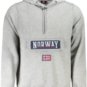 NORWAY 1963 MEN'S ZIP-UP SWEATSHIRT GREY