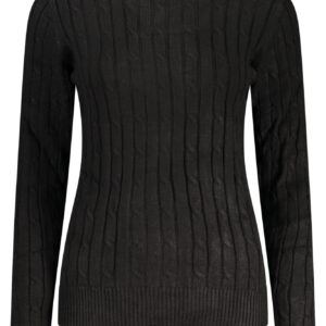 NORWAY 1963 WOMEN'S BLACK SWEATER