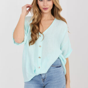 Overhemd met korte mouwen model 225511 Italy Moda