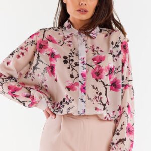 Overhemd met lange mouwen model 196619 awama