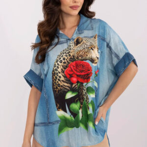 Overhemd met lange mouwen model 210971 Italy Moda