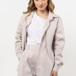 Overhemd met lange mouwen model 212201 awama