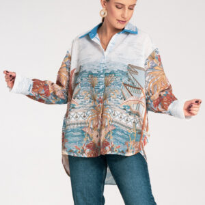 Overhemd met lange mouwen model 214920 Figl