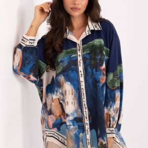 Overhemd met lange mouwen model 218393 Rue Paris