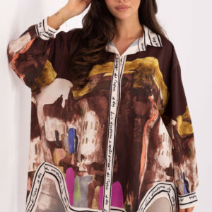 Overhemd met lange mouwen model 218396 Rue Paris