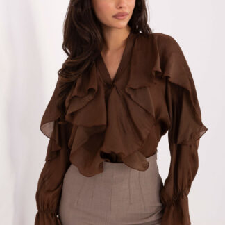 Overhemd met lange mouwen model 218415 Rue Paris