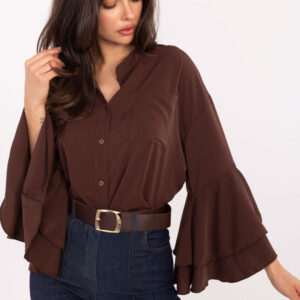 Overhemd met lange mouwen model 219625 Rue Paris