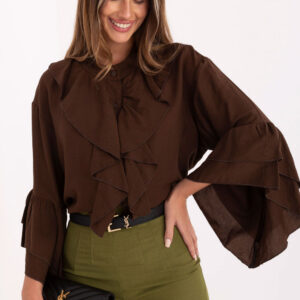 Overhemd met lange mouwen model 220228 Rue Paris